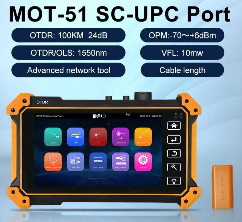 máy test cáp đa chức năng OTDR (MOT-51)