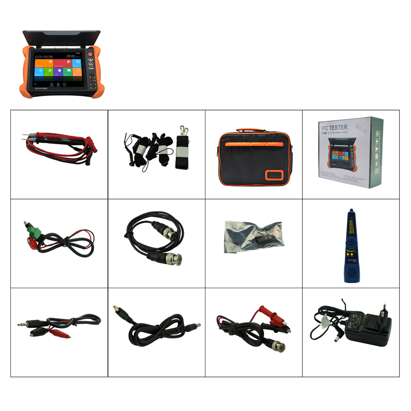 Máy test camera cảm ứng 8 inches IP/AHD/TVI/CVI/SDI 8.0MP